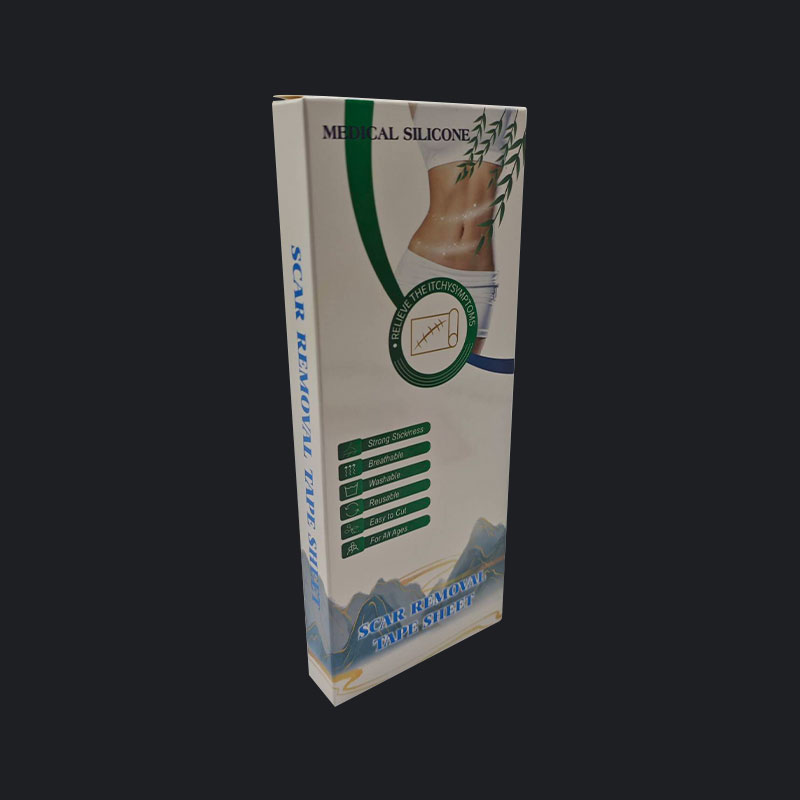 薄片可有效地减轻痕量修复皮肤硅胶疤痕斑块